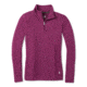 Smartwool Merino 250 Baselayer 1/4 Zip - Womens, Sangria Heather, Extra Large, SW0NP221B49-XL