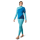 Smartwool Merino 250 Baselayer Colorblock 1/4 Zip - Womens, Ocean Abyss Heather, Extra Large, SW016379E22-XL