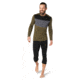 Smartwool Merino 250 Baselayer Colorblock Crew - Mens, Military Olive Heather, Small, SW016353D12-S