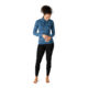Smartwool Merino 250 Baselayer Pattern 1/4 Zip - Womens, Alpine Blue/Modern Plaid, Extra Small, SW016375F54-AB/MP-XS