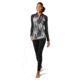Smartwool Merino 250 Baselayer Pattern 1/4 Zip - Womens, Light Gray Forest Scape, Small, SW016375F51-S
