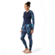 Smartwool Merino 250 Baselayer Pattern Bottom - Womens, Deep Navy Forest Scape, Extra Small, SW019243E43-XS