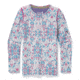 Smartwool Merino 250 Baselayer Pattern Crew - Kids, Winter White Digital Snowflake, Extra Large, SW016122E93-XL