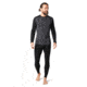 Smartwool Merino 250 Baselayer Pattern Crew - Mens, Black Bryan Iguchi Mountains, 2XL, SW016351F21-XXL