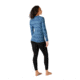 Smartwool Merino 250 Baselayer Pattern Crew - Womens, Alpine Blue/Modern Plaid, Extra Small, SW016371F54-AB/MP-X-Small