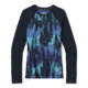 Smartwool Merino 250 Baselayer Pattern Crew - Womens, Deep Navy Forest Scape, Small, SW016371E43-S