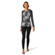 Smartwool Merino 250 Baselayer Pattern Crew - Womens, Light Gray Forest Scape, Large, SW016371F51-L