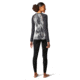 Smartwool Merino 250 Baselayer Pattern Crew - Womens, Light Gray Forest Scape, Large, SW016371F51-L
