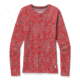 Smartwool Merino 250 Baselayer Pattern Crew - Womens, Masala Digital Snowflake, Extra Small, SW016371E37-XS