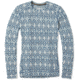 Smartwool Merino 250 Baselayer Pattern Crew - Womens, Nile Blue Medallion, Small, SW0NP226C17-S
