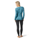 Smartwool Merino 250 Baselayer Pattern Crew - Womens, Wave Blue Traced Dahlia, Large, SW016371E39-L