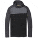 Smartwool Merino 250 Color Block Hoodie - Mens, Medium Gray Tick Stitch, Medium, SW019018B99-M