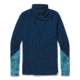Smartwool Merino 250 Crossover Neck Top - Womens, Alpine Blue Heather, Large, SW016404B26-L