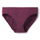 Smartwool Merino Seamless Bikini - Womens, Sangria, Extra Small, SW016151B48-XS