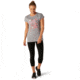 Smartwool Merino Sport 150 Cactus Crop Tee - Womens, Light Gray Heather, Small, SW015139545-S