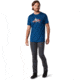 Smartwool Merino Sport 150 Motor Bear Tee - Mens, Alpine Blue, Large, SW000366B25-L