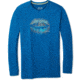 Smartwool Merino Sport 150 Mountain Aurora Long Sleeve Tee - Mens, Alpine Blue, Small, SW019021B25-S