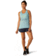Smartwool Merino Sport 150 Mountain Morning Tank - Womens, Wave Blue Heather, Medium, SW016175D25-M