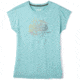 Smartwool Merino Sport 150 Mountain Reflection Tee - Womens, Wave Blue Heather, Small, SW016139D25-S