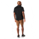 Smartwool Merino Sport 150 Short Sleeve Button Down - Mens, Black, Large, SW016203001L
