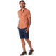 Smartwool Merino Sport 150 Short Sleeve Button Down - Mens, Bombay Brown Heather, Medium, SW016203C92-M