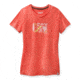 Smartwool Merino Sport 150 Spring Leaves Graphic Tee - Womens, Sunset Coral Heather, Medium, SW000721F78M