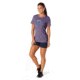 Smartwool Merino Sport 150 Sunset Stream Graphic Tee - Womens, Dusk Heather, Extra Small, SW000723F61XS