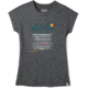 Smartwool Merino Sport 150 Surfing Flamingos Tee - Womens, Medium Gray Heather, Extra Small, SW016138084-XS