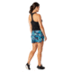 Smartwool Merino Sport Lined Short - Womens, Deep Navy Palm Print, Large, SW016142F85L
