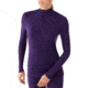 Smartwool Midweight Pattern Zip T - Women's-Imperial Purple-X-Large