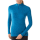 Smartwool Midweight Zip T Long Sleeve - Women's-Large-Arctic Blue