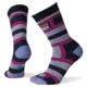Smartwool Non-Binding Pressure Free Striped Crew Socks - Womens, Deep Navy, Large, SW004014092-L