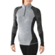 Smartwool NTS Light 195 Zip T - Women's-Printed Black-X-Small