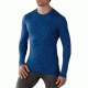 Smartwool NTS Micro 150 Pattern Crew - Mens, Bright Blue, Small, SW0SN705378S