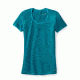 Smartwool NTS Micro 150 Pattern Tee - Womens, Capri, Extra Small, SW0SN408810XS