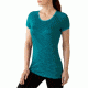 Smartwool NTS Micro 150 Pattern Tee - Womens, Capri, Extra Small, SW0SN408810XS
