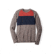 Smartwool NTS Mid 250 Color Block Crew, Taupe Heather, Small, SW0NP657736-S