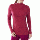 Smartwool NTS Mid 250 Isto Sport Top - Womens, Berry Heather, Extra Small, SW015000314XS