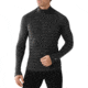 Smartwool NTS Mid 250 Zip T - Mens-Pattern Charcoal Heather/Black-Small