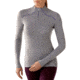 Smartwool NTS Mid 250 Zip T - Women's-Large-Silver Grey Heather