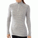 Smartwool NTS Mid 250 Zip T - Women's-Large-Light Grey Heather / Natural
