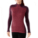 Smartwool NTS Mid 250 Zip T - Womens-Large-Pattern Aubergine Heather