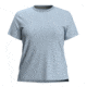 Smartwool Perfect Crew Short Sleeve Tee - Womens, Winter Sky Heather, Extra Large, SW002381M061XL