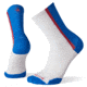 Smartwool PhD Cycle Ultra Light Pattern Crew Socks - Mens, White, Medium, SW001420122-M