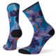 Smartwool PhD Cycle Ultra Light Print Crew Socks - Womens, Geyser Blue, Small, SW001265B35-S