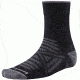 Smartwool PhD Outdoor Light Mid Crew Sock - Men's-Black/White-Medium