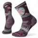 Smartwool PhD Outdoor Light Pattern Crew Socks - Womens, Bordeaux, Large, SW001230590-L