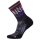 Smartwool PhD Outdoor Light Pattern Mid Crew Sock - Women's-Charcoal-Small