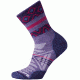 Smartwool PhD Outdoor Light Pattern Mid Crew Sock - Women's-Lavender-Large