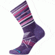 Smartwool PhD Outdoor Medium Pattern Crew Sock - Women's-Mountain Purple-Small